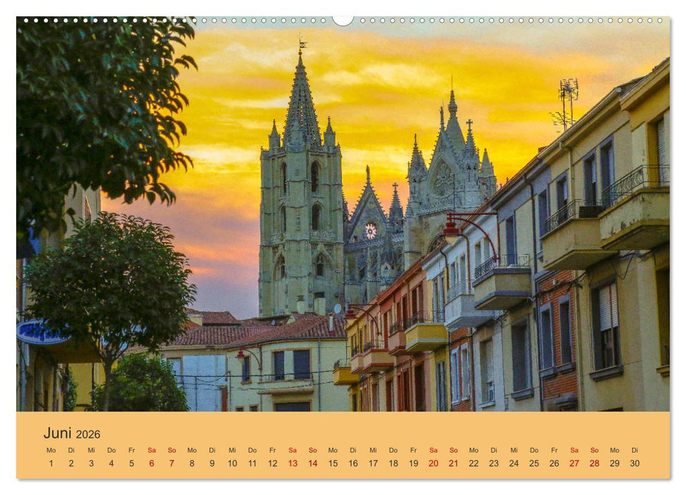 Auf den Spuren von Santiago - Wandern, Staunen, Seele baumeln lassen. (CALVENDO Premium Wandkalender 2026)