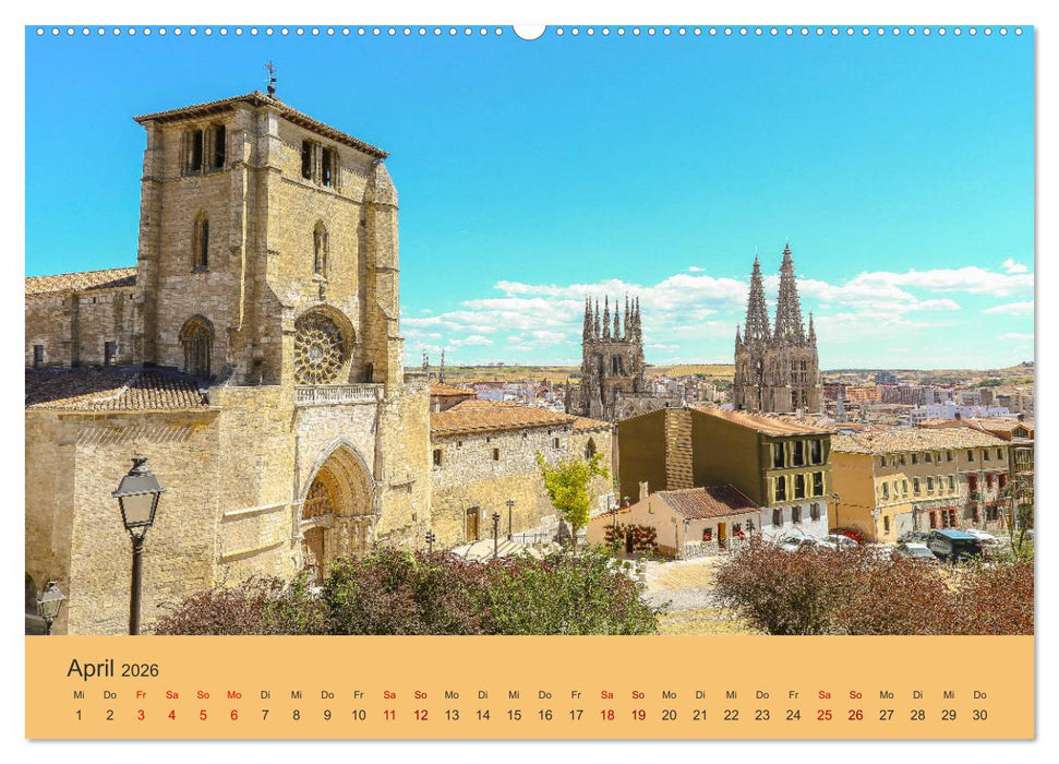 Auf den Spuren von Santiago - Wandern, Staunen, Seele baumeln lassen. (CALVENDO Wandkalender 2026)