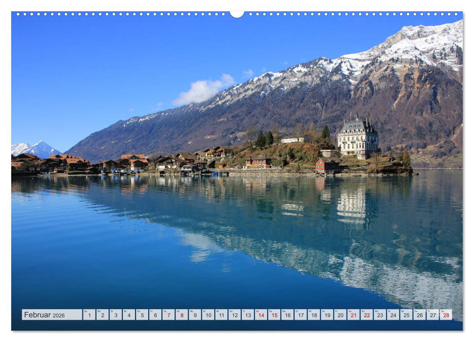 Bergblicke der Schweiz (CALVENDO Premium Wandkalender 2026)