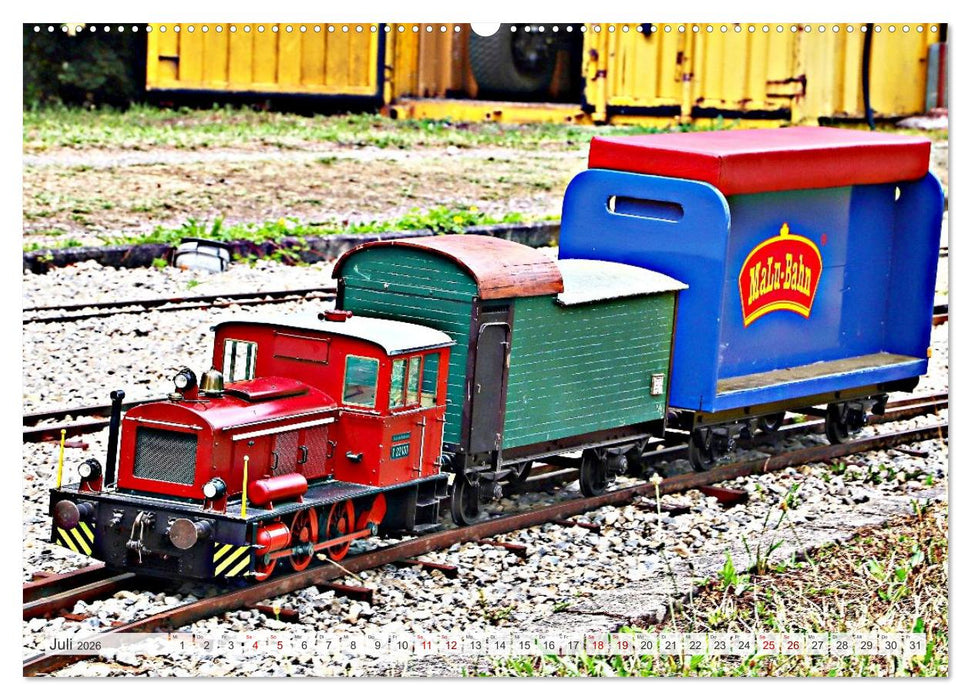 Modell-Lokomotiven beim Dampfmodellbau - Treffen in Bisingen (CALVENDO Premium Wandkalender 2026)