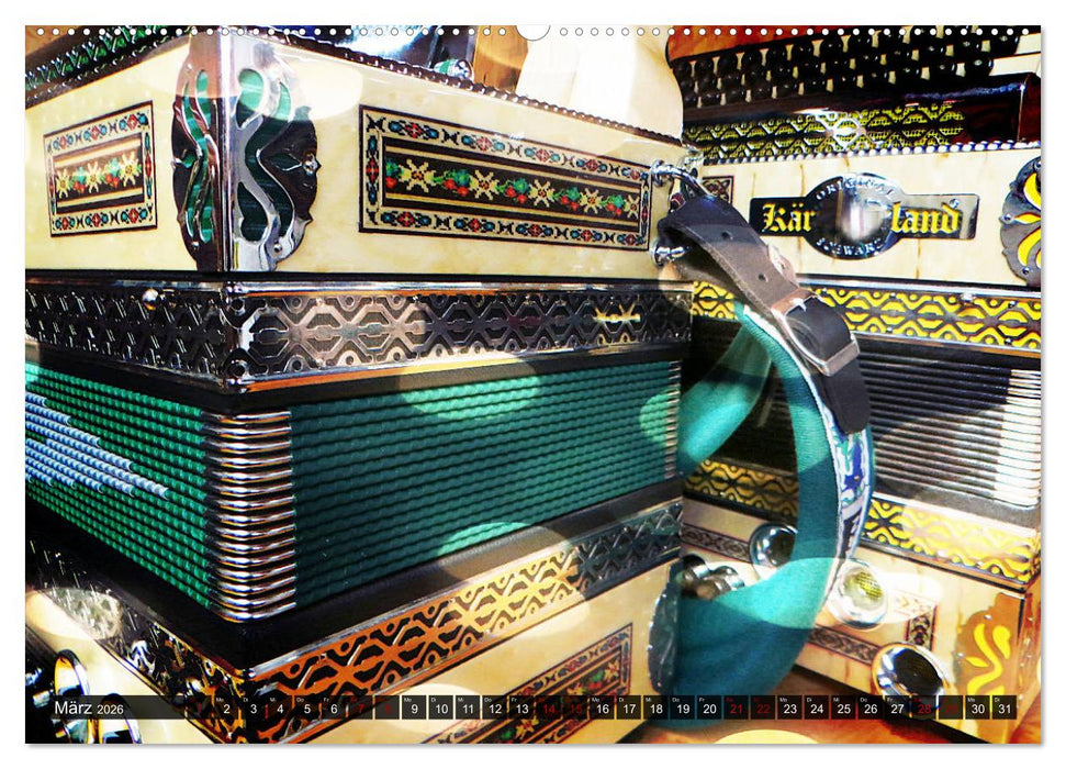 Klangvielfalt Akkordeon (CALVENDO Wandkalender 2026)
