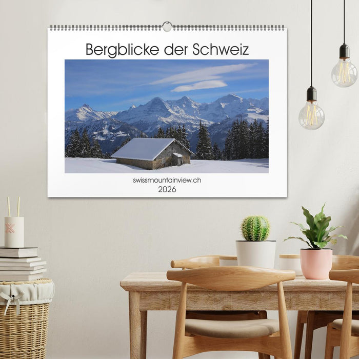 Bergblicke der Schweiz (CALVENDO Wandkalender 2026)
