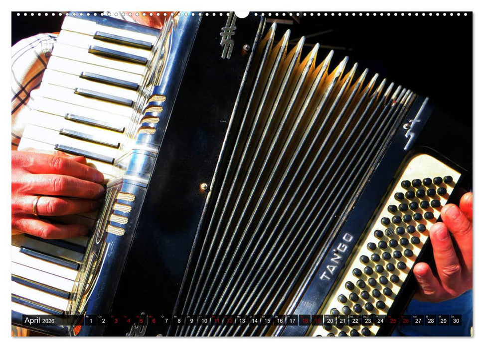 Klangvielfalt Akkordeon (CALVENDO Premium Wandkalender 2026)
