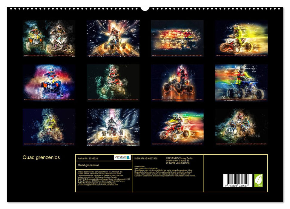 Quad grenzenlos (CALVENDO Premium Wandkalender 2026)
