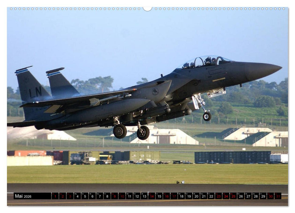 U.S. Kampfflugzeuge. Impressionen (CALVENDO Premium Wandkalender 2026)