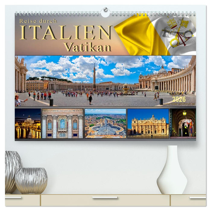 Reise durch Italien Vatikan (CALVENDO Premium Wandkalender 2026)