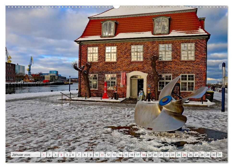 Wismar – Eine Hansestadt mit Charme (CALVENDO Premium Wandkalender 2026)