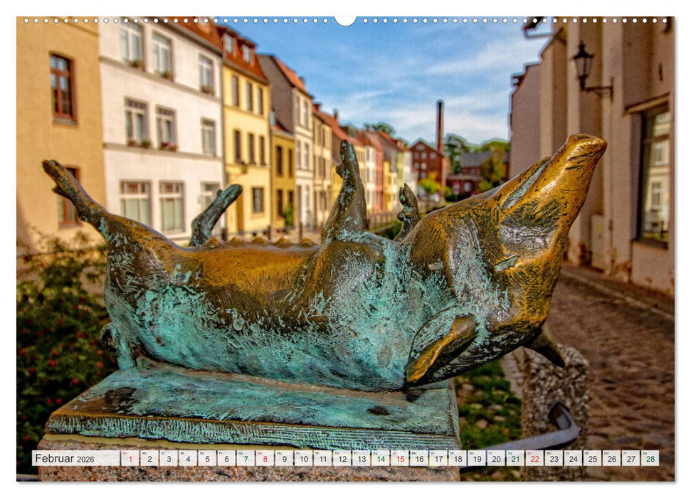 Wismar – Eine Hansestadt mit Charme (CALVENDO Premium Wandkalender 2026)