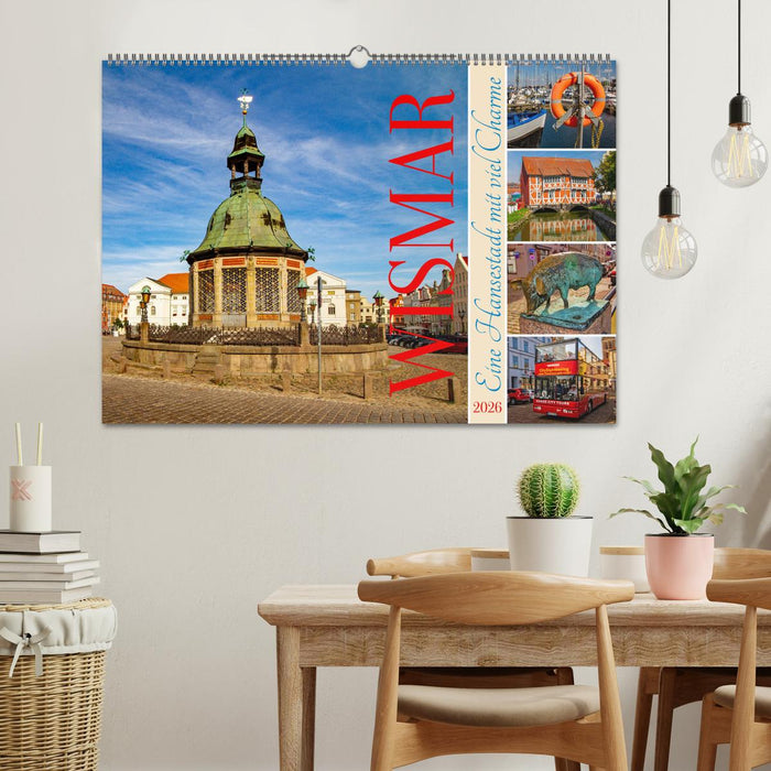 Wismar – Eine Hansestadt mit Charme (CALVENDO Wandkalender 2026)