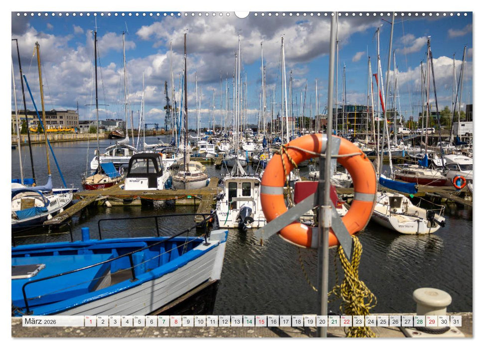 Wismar – Eine Hansestadt mit Charme (CALVENDO Wandkalender 2026)