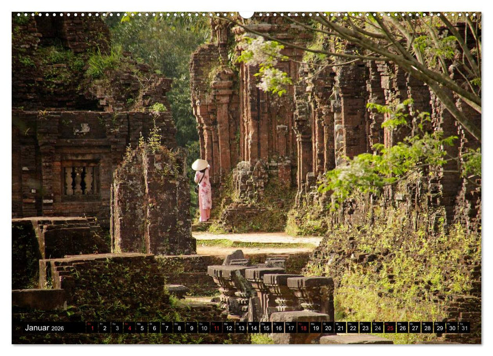 Asiens Welterbe (CALVENDO Premium Wandkalender 2026)