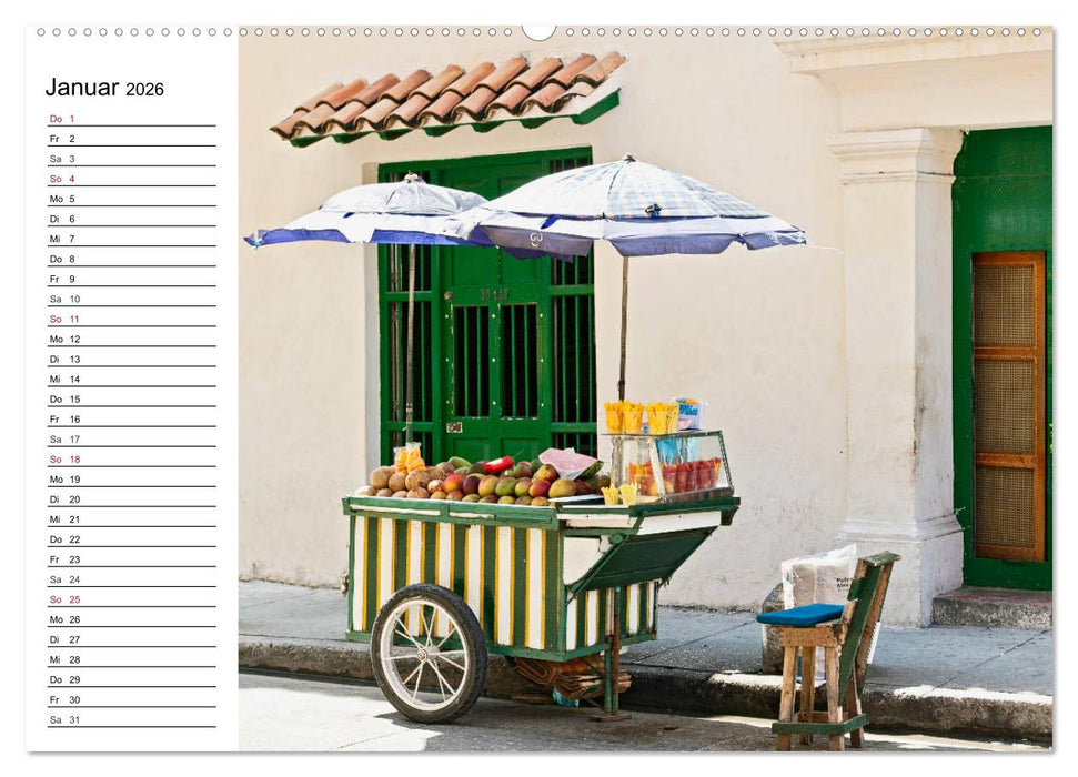 Kolumbien Impressionen (CALVENDO Premium Wandkalender 2026)