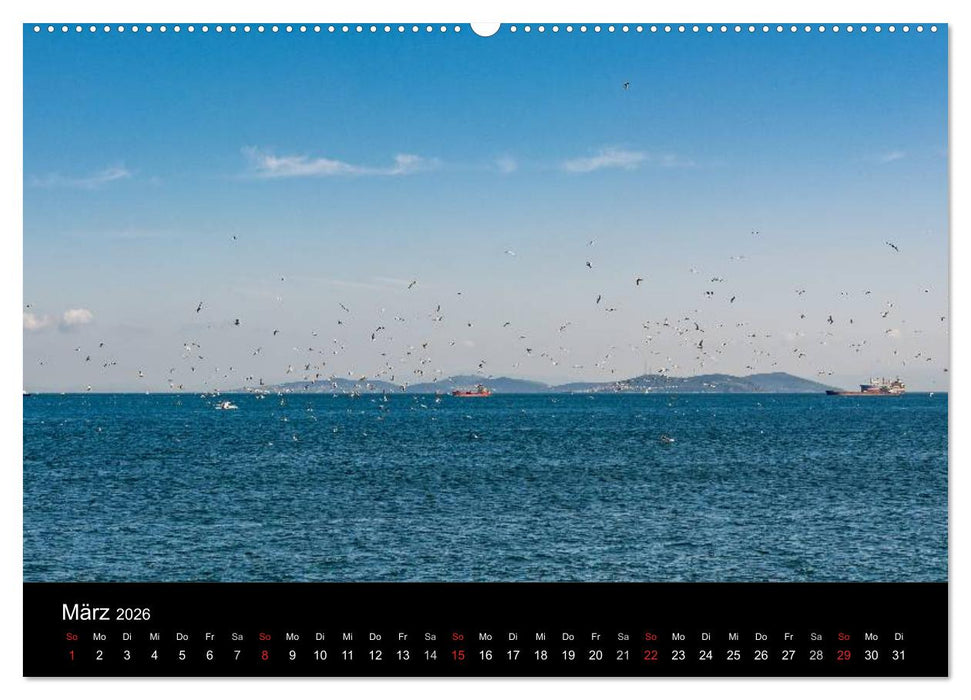 Istanbul - Stadt am Bosporus (CALVENDO Premium Wandkalender 2026)