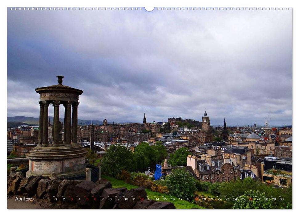 Edinburgh - Dùn Èideann (CALVENDO Premium Wandkalender 2026)