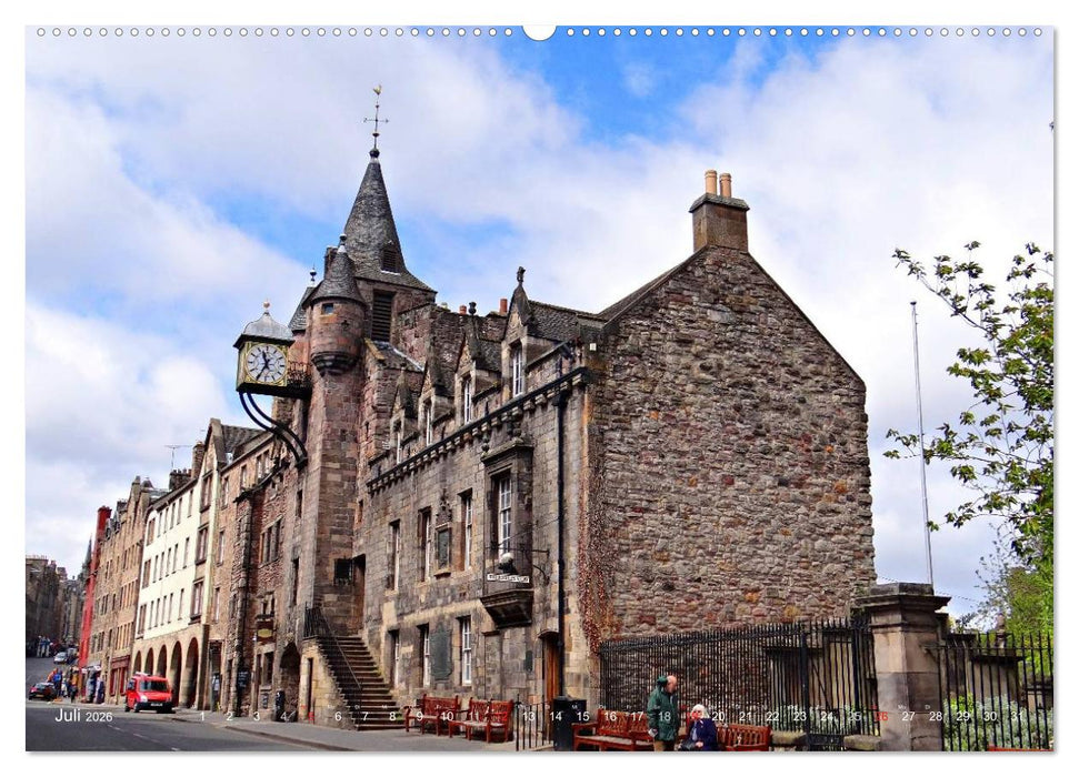 Edinburgh - Dùn Èideann (CALVENDO Premium Wandkalender 2026)