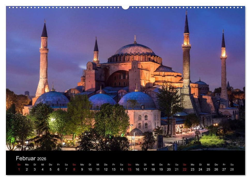 Istanbul - Stadt am Bosporus (CALVENDO Wandkalender 2026)