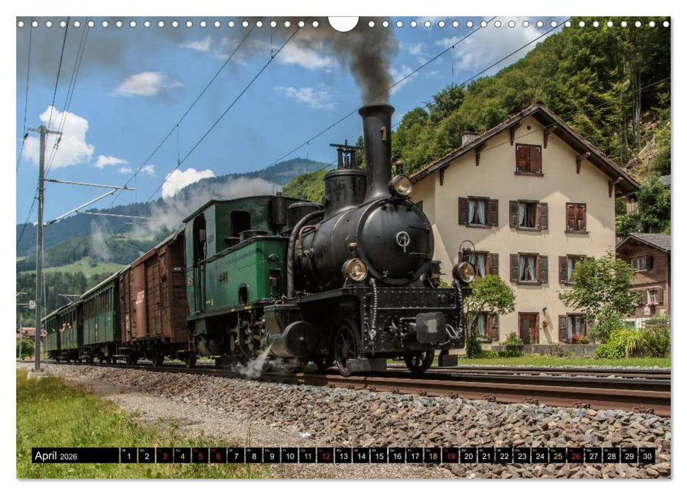 Rhätische Bahn 2026 (CALVENDO Wandkalender 2026)