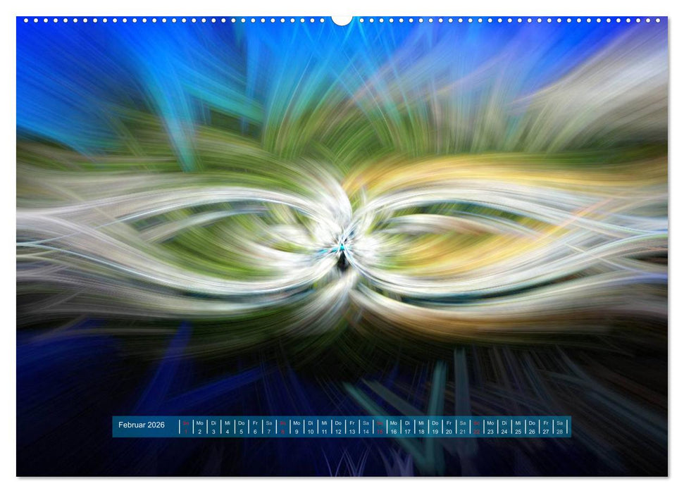 Zen der Farben - Meditative Bilder (CALVENDO Premium Wandkalender 2026)