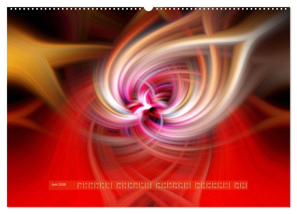 Zen der Farben - Meditative Bilder (CALVENDO Premium Wandkalender 2026)