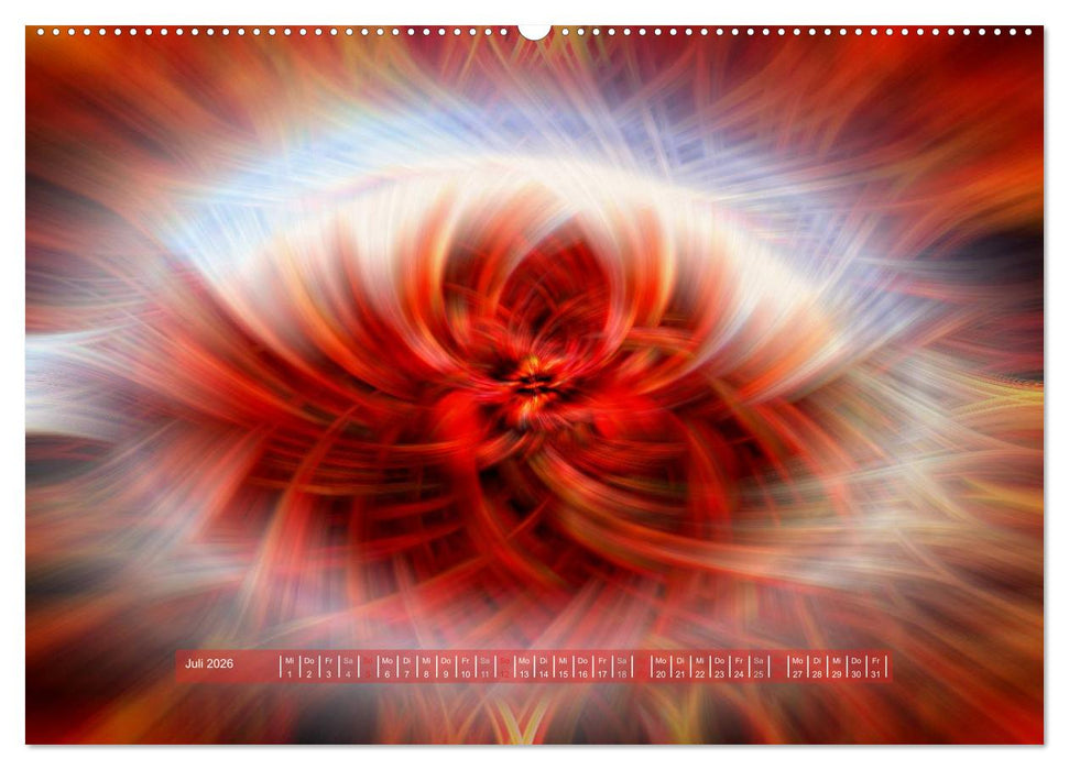 Zen der Farben - Meditative Bilder (CALVENDO Premium Wandkalender 2026)