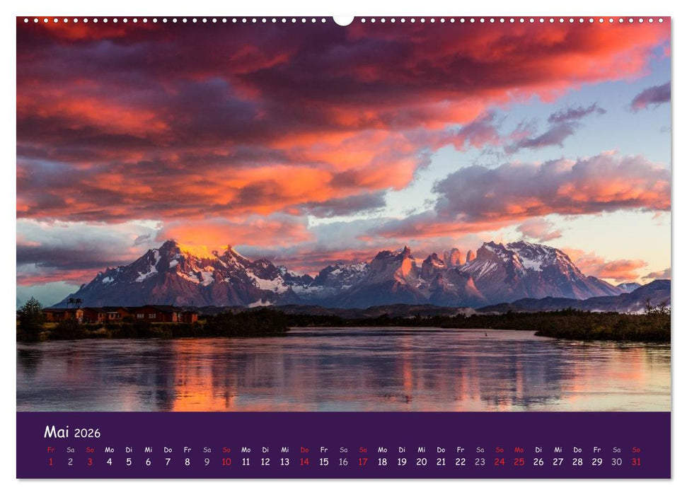 Patagonien 2026 - Traumziel in den Anden (CALVENDO Premium Wandkalender 2026)