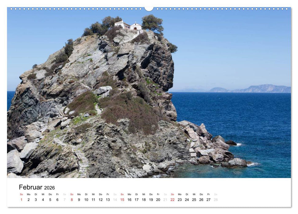 Alónnisos, Skiáthos, Skópelos (CALVENDO Premium Wandkalender 2026)