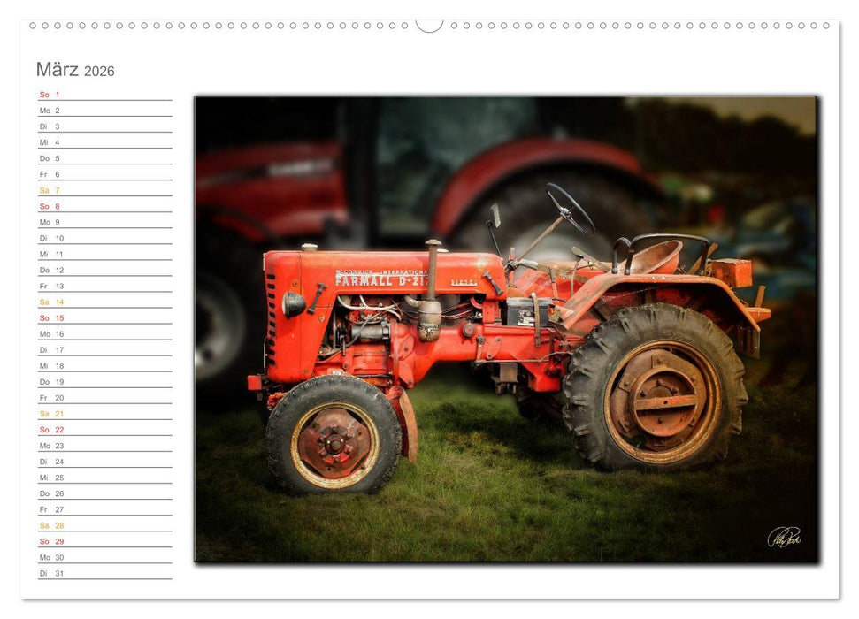 Oldtimer - geliebte Trecker (CALVENDO Wandkalender 2026)