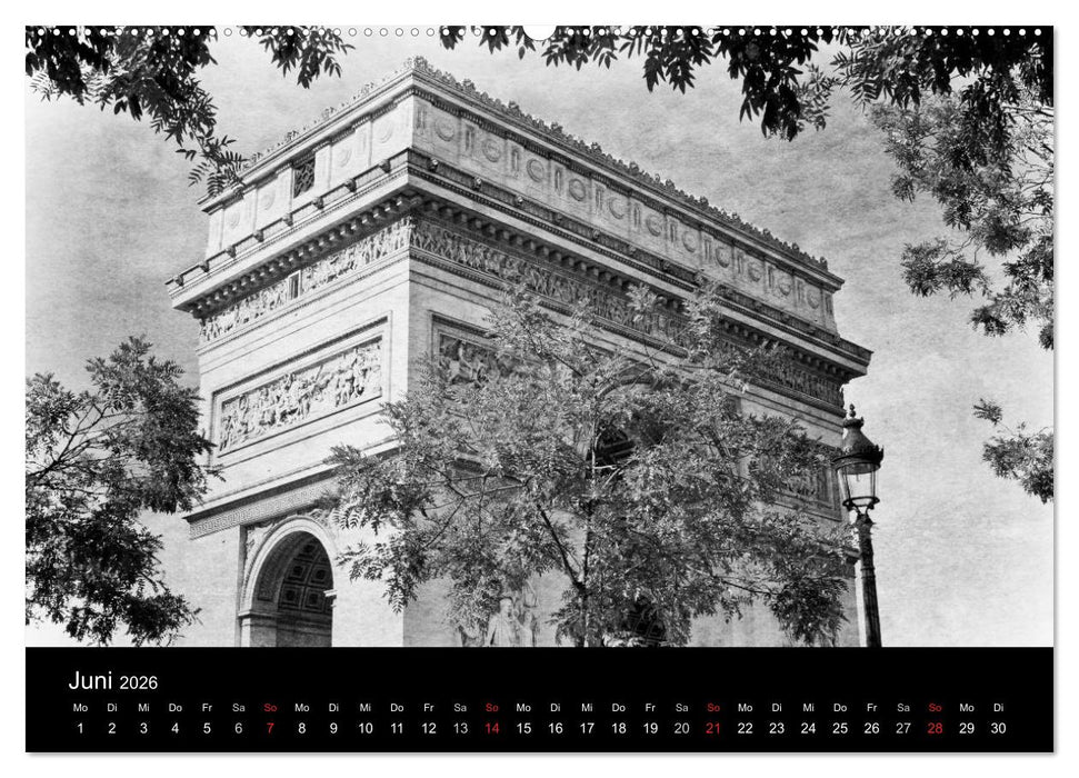 Streifzug durch Paris (CALVENDO Premium Wandkalender 2026)