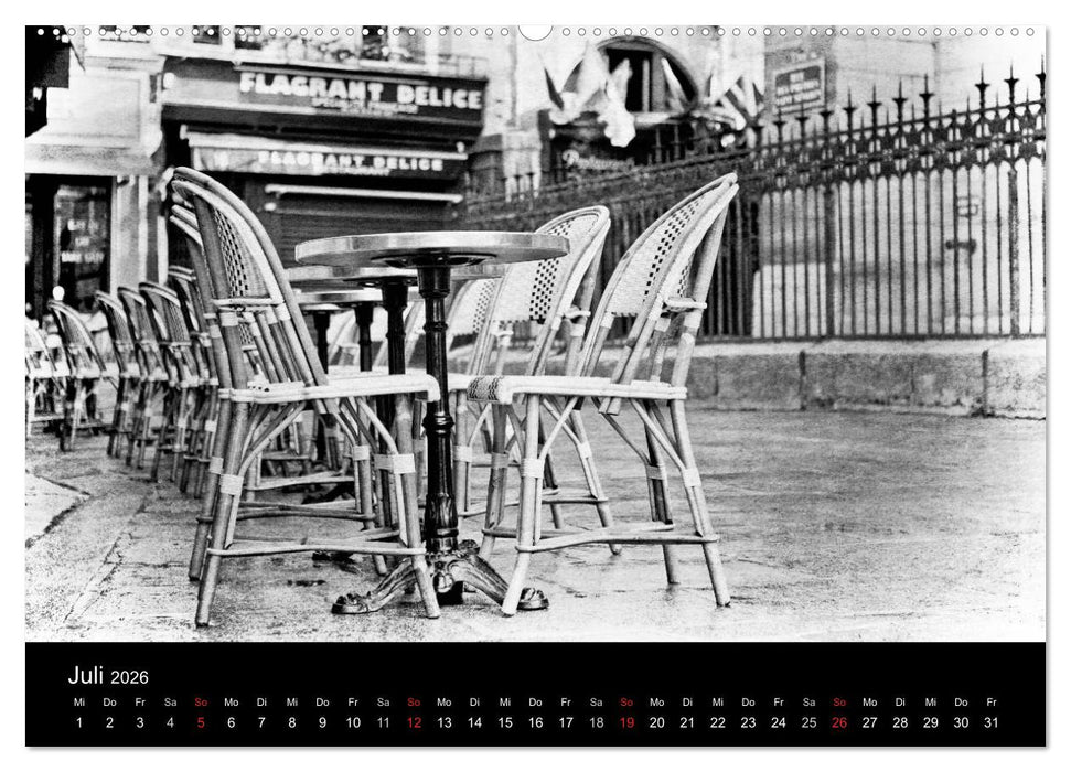 Streifzug durch Paris (CALVENDO Premium Wandkalender 2026)