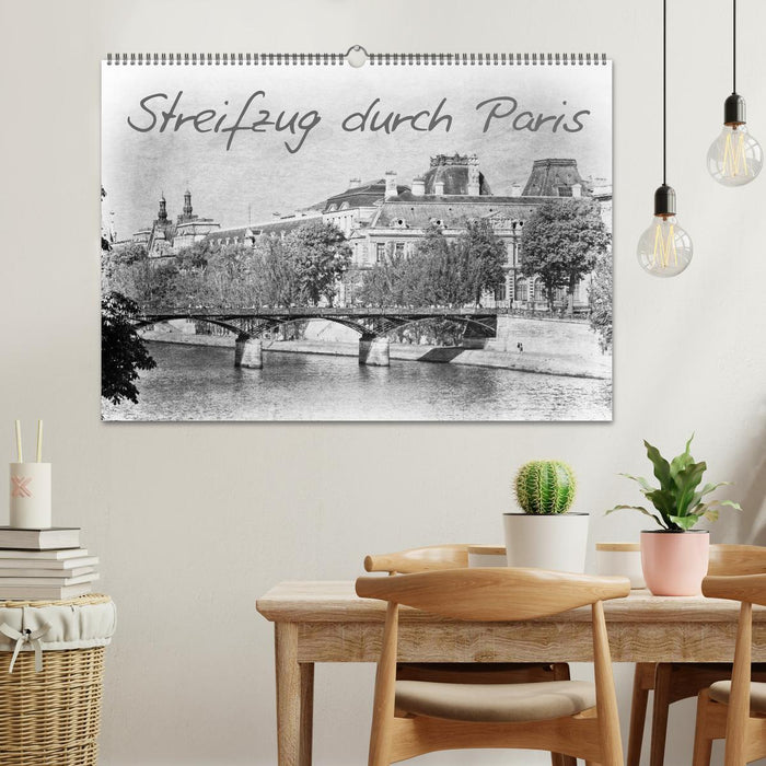 Streifzug durch Paris (CALVENDO Wandkalender 2026)