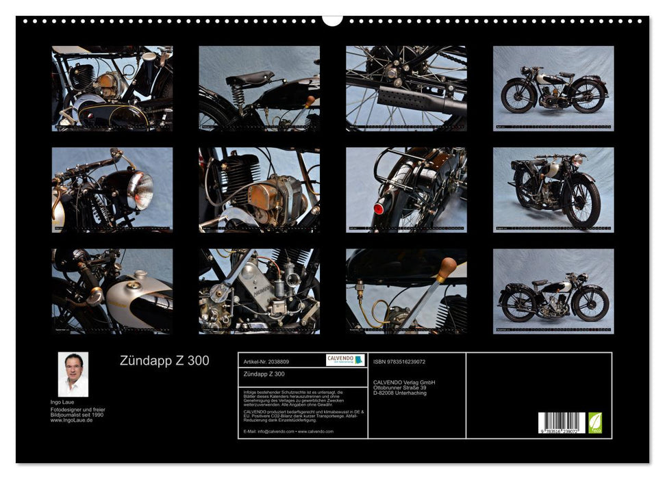 Zündapp Z 300 (CALVENDO Wandkalender 2026)