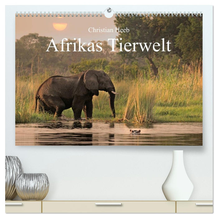 Afrikas Tierwelt Christian Heeb (CALVENDO Premium Wandkalender 2026)