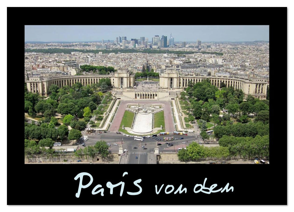 Paris von oben (CALVENDO Wandkalender 2026)