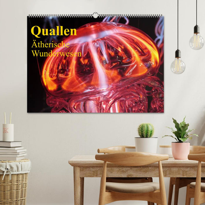 Quallen • Ätherische Wunderwesen (CALVENDO Wandkalender 2026)