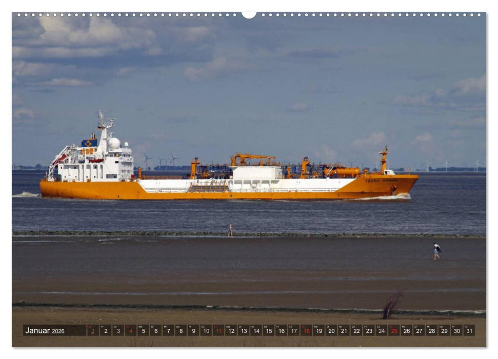 Schiffe kucken (CALVENDO Wandkalender 2026)