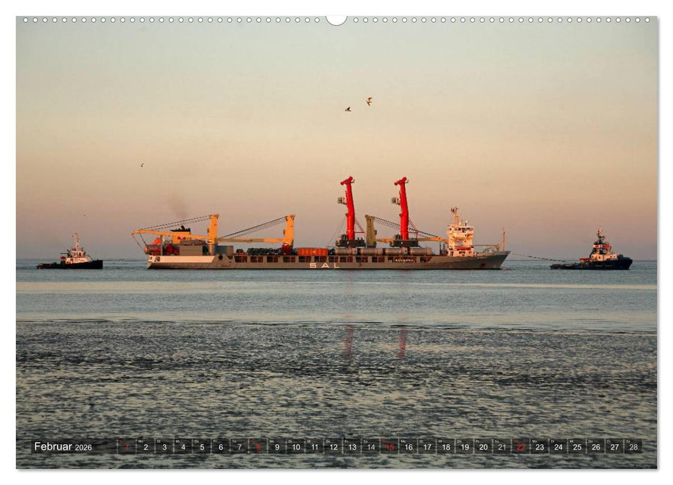 Schiffe kucken (CALVENDO Wandkalender 2026)