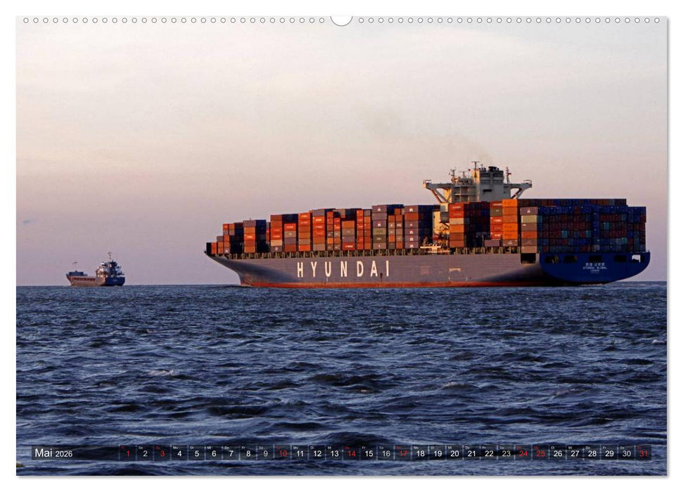 Schiffe kucken (CALVENDO Wandkalender 2026)