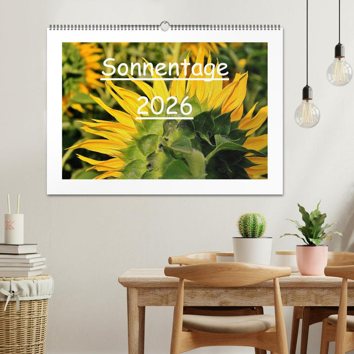 Sonnentage 2026 (CALVENDO Wandkalender 2026)