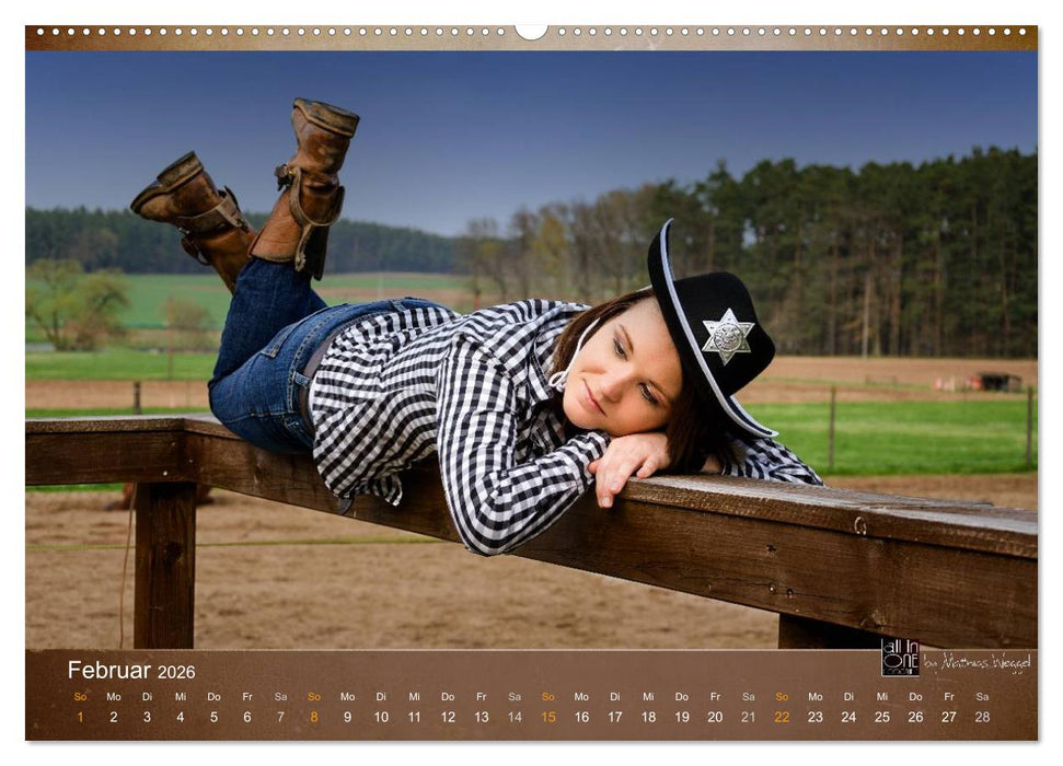 Western Girls (CALVENDO Premium Wandkalender 2026)