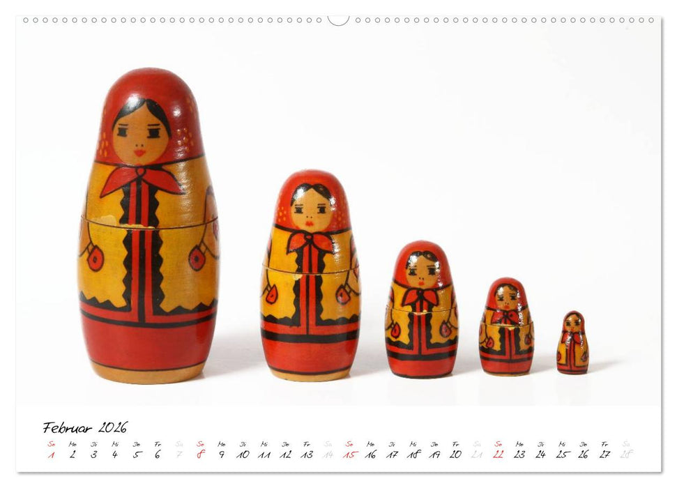 Matroschkas (CALVENDO Wandkalender 2026)