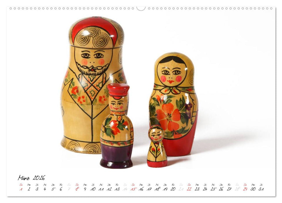 Matroschkas (CALVENDO Wandkalender 2026)