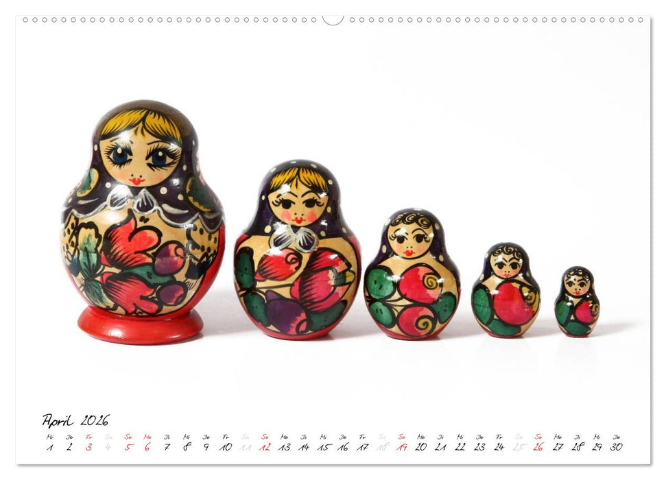 Matroschkas (CALVENDO Wandkalender 2026)