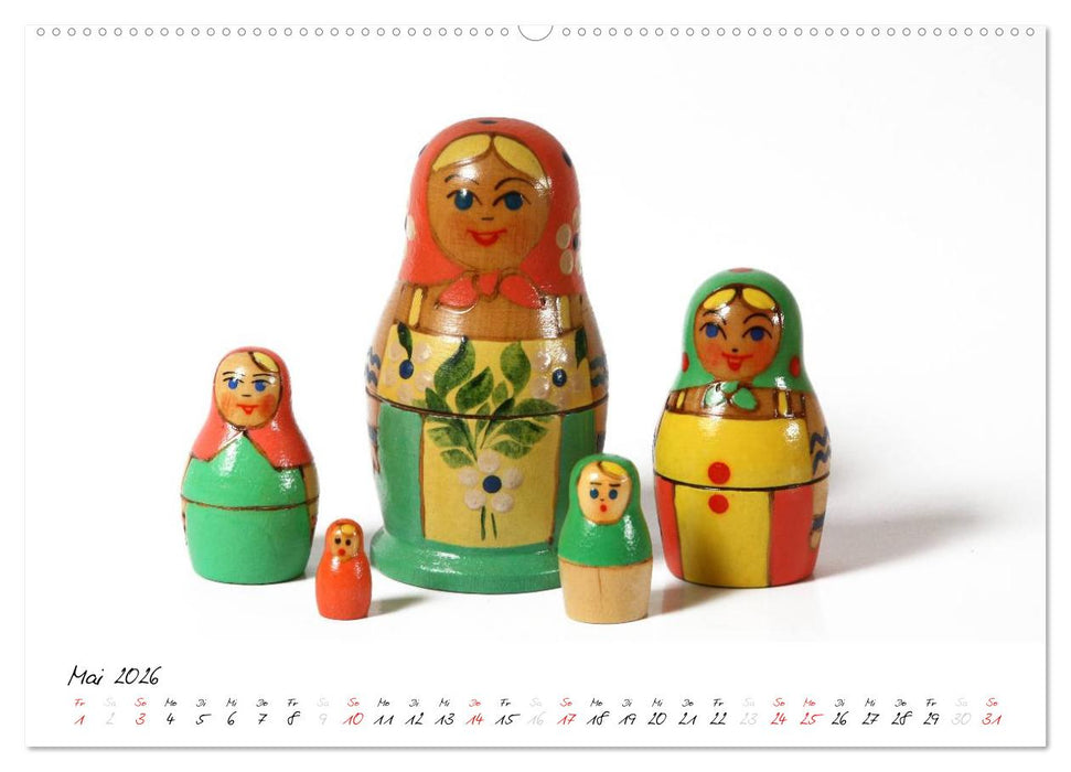 Matroschkas (CALVENDO Wandkalender 2026)