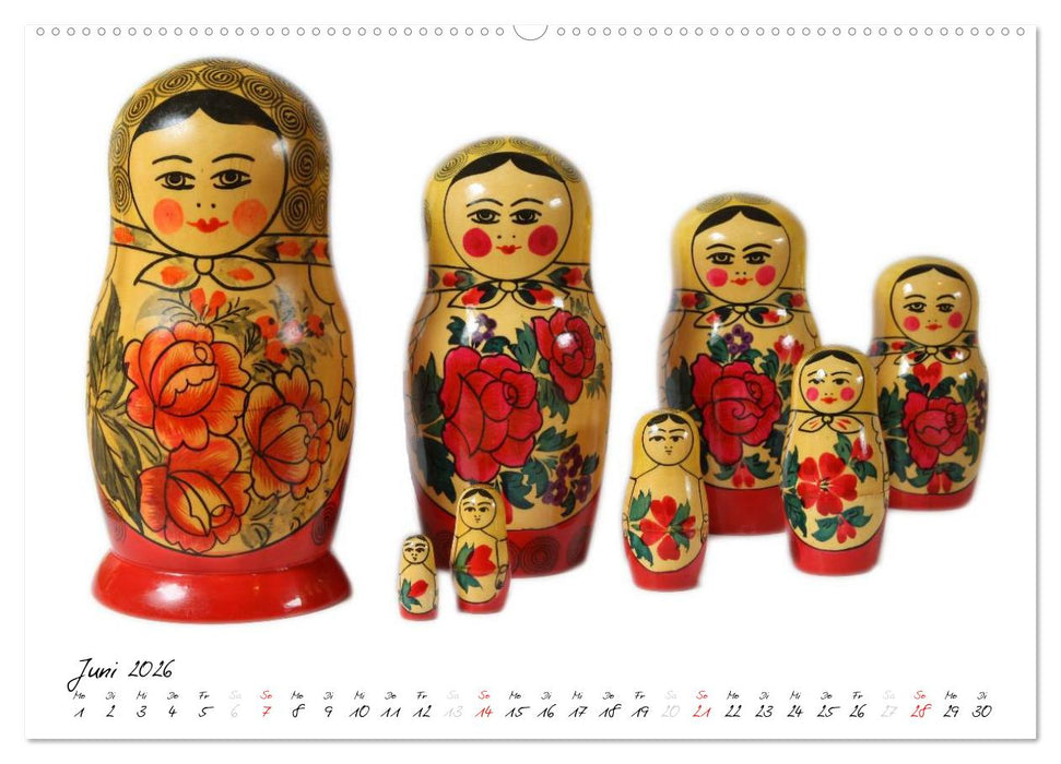 Matroschkas (CALVENDO Wandkalender 2026)