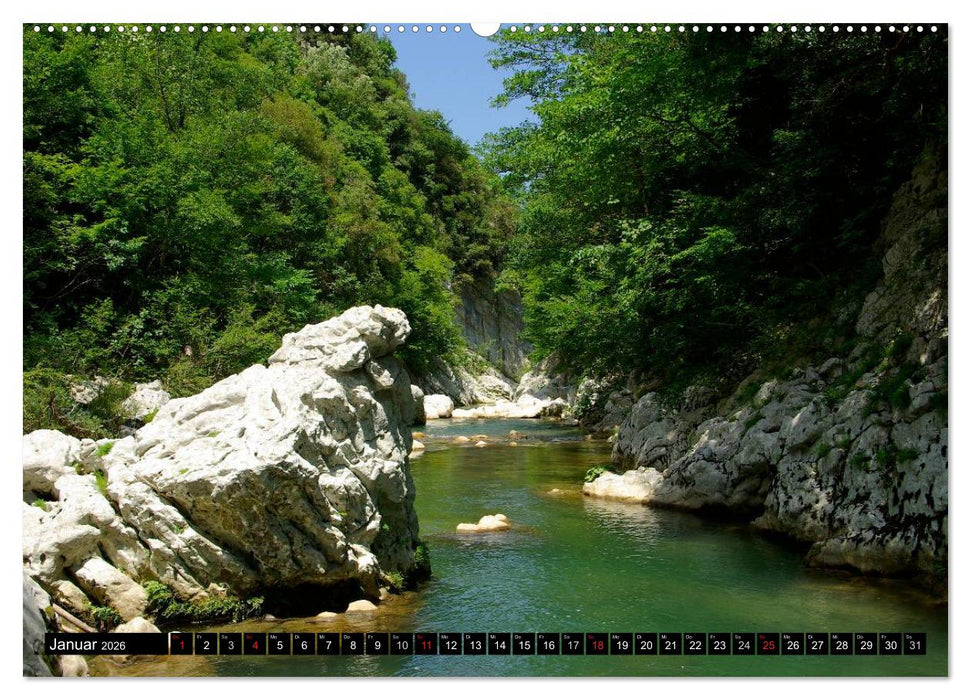 Kampanien – Capri und der Cilento (CALVENDO Premium Wandkalender 2026)