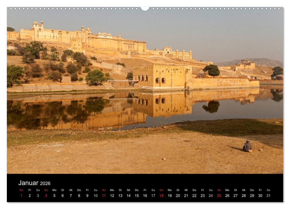 Indien, vom Taj Mahal zur Wüste Thar (CALVENDO Wandkalender 2026)
