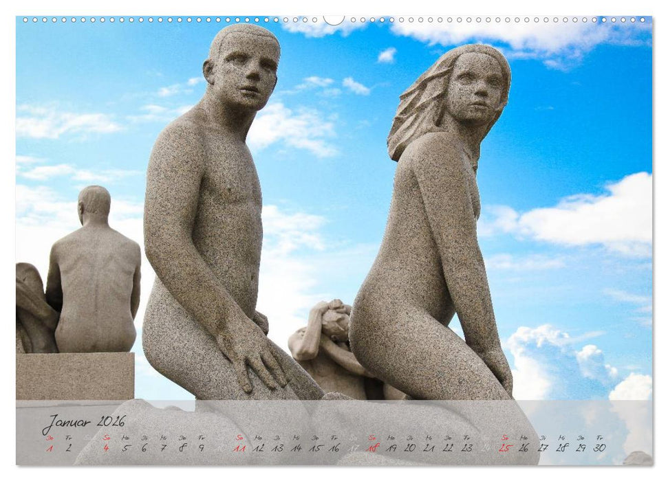 Vigeland (CALVENDO Premium Wandkalender 2026)