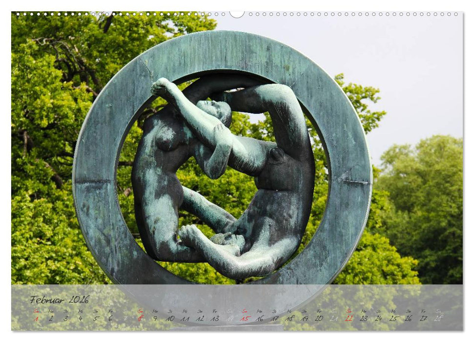 Vigeland (CALVENDO Premium Wandkalender 2026)