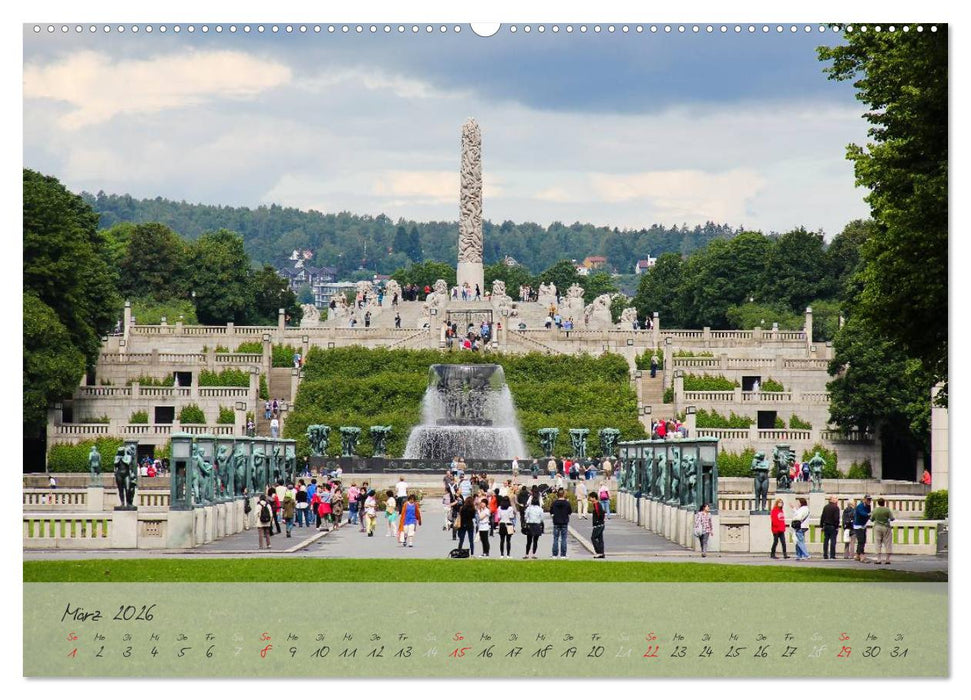 Vigeland (CALVENDO Premium Wandkalender 2026)