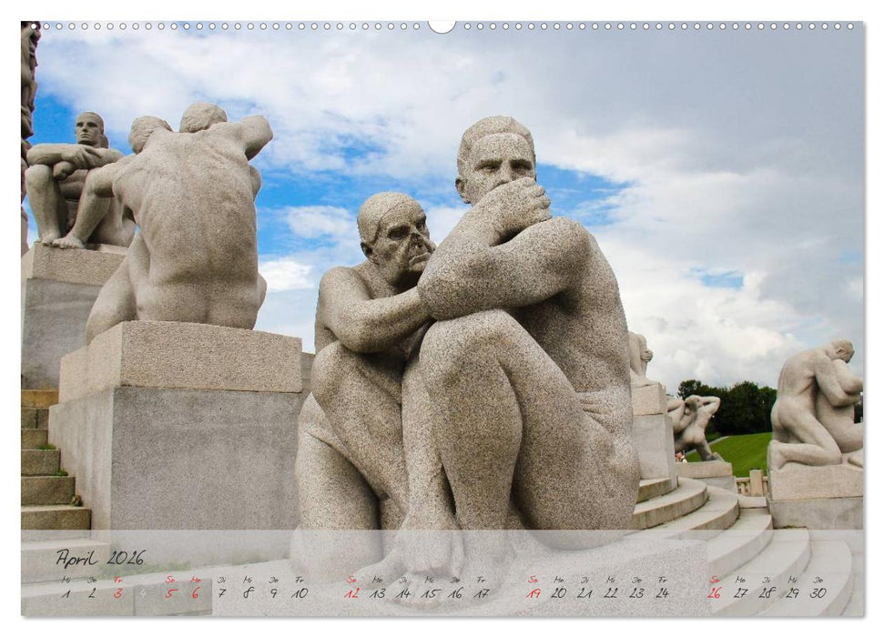 Vigeland (CALVENDO Premium Wandkalender 2026)
